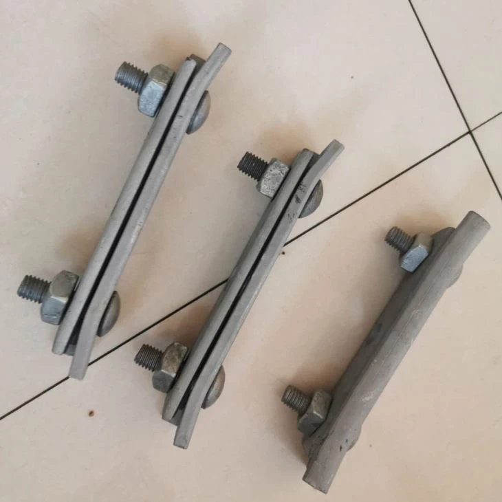 Transmission Cable Line Offset Guy Clamp With Curved Clamping